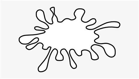 White Paint Splatter Clip - White Paint Splat Clipart - 600x387 PNG Download - PNGkit