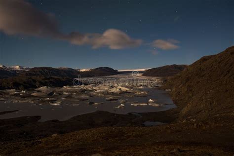 Hoffellsjokull Glacier and Lagoon, Part of Vatnajokull National Park in ...