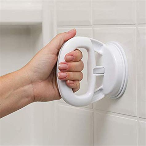 Bath Safety Handle Suction Cup Handrail Grab Bathroom Grip Tub Shower Bar Rail-in Grab Bars from ...