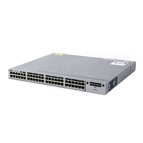 WS-C3850-48F-S, 48 Port PoE Switch, Cisco Catalyst 3850 Series