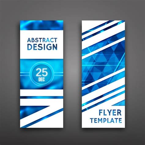 Free Vector | Blue flyer template