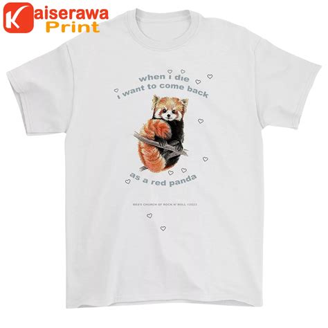 Beabadoobee Merch Red Panda T-Shirt - Discover Unique T-Shirt Designs for Every Occasion