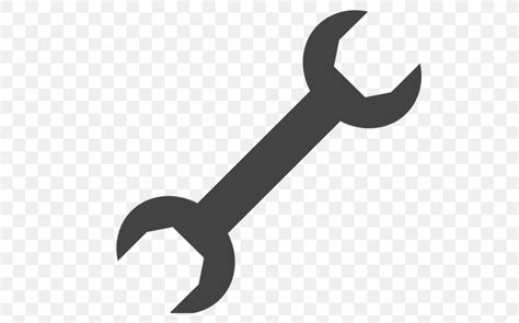 Black And White Adjustable Spanner Symbol, PNG, 512x512px, Spanners, Adjustable Spanner, Black ...