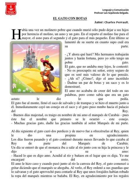 El Gato Con Botas (Lectura) | PDF | Ocio