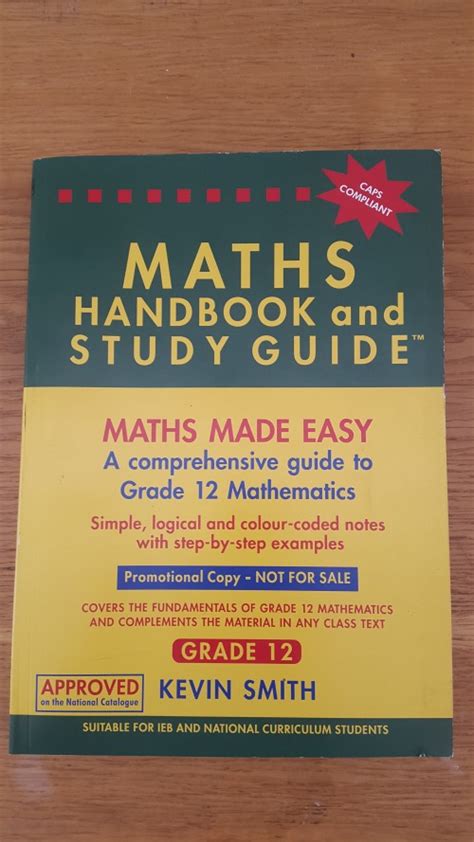 Courses & Study Guides - Maths Handbook and Study Guide by Kevin Smith ...