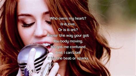 Who owns my heart Miley Cyrus with lyrics NEW SONG - YouTube