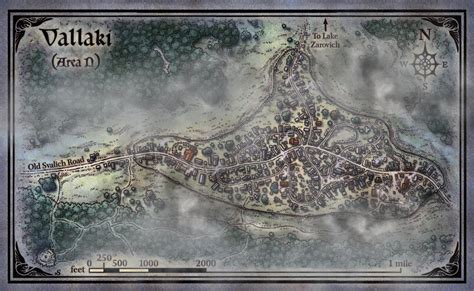 Pin de Brad Kempnich em Curse of Strahd | Mapa