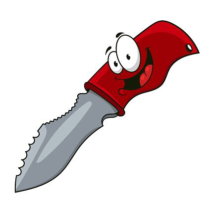 Cartoon Knife Vector Illustration Stock Illustration - Download Image Now - iStock