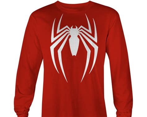 Spider-man Marvel Long Sleeve T-shirt Spiderman Tee | Etsy