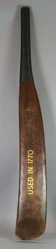 Reproduction 18th century cricket bat. - Australian Sports Museum