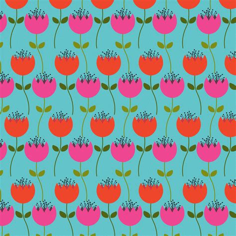 Tulips Floral Background Pattern Free Stock Photo - Public Domain Pictures