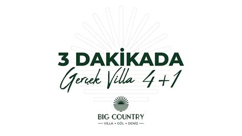 Big Country 4+1 | 3 Dakikada Gerçek Villa - YouTube