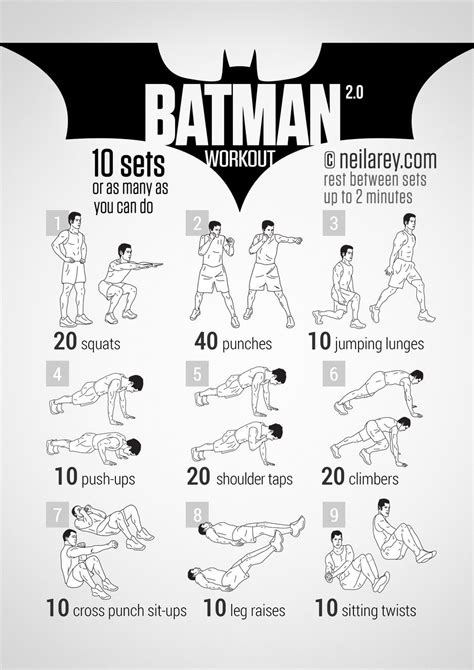 Workout of the Week - Batman WorkoutA Less Toxic Life