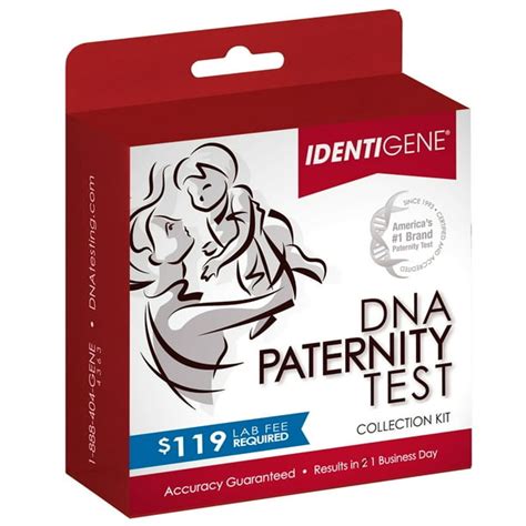 IDENTIGENE DNA Paternity Test Collection Kit - Walmart.com - Walmart.com