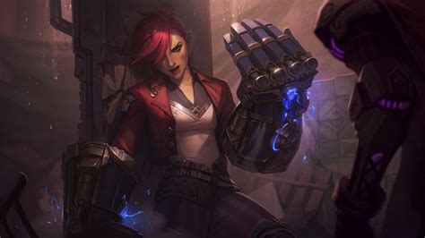 League of Legends’ Arcane themed skins for Jayce and Vi: Splash art and ...