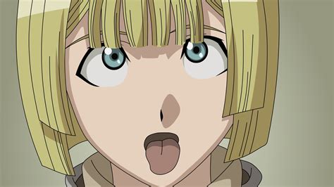 Wallpaper : face, illustration, blonde, eyes, anime, cartoon, girl, tongue, mangaka 2560x1440 ...