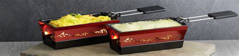 Cooking at the table with Swiss Kuhn Rikon Raclette Sets