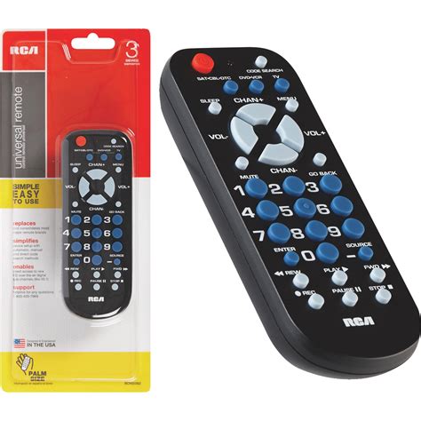 rca rcr503br 3-device palm-sized universal remote - Walmart.com