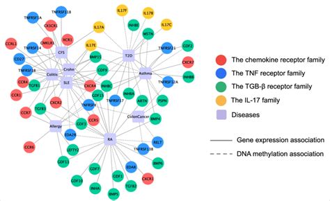 Gene-disease associations between the diseases and significant genes of... | Download Scientific ...