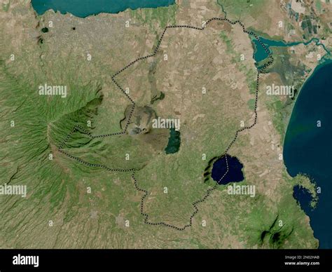 Masaya, department of Nicaragua. High resolution satellite map Stock Photo - Alamy