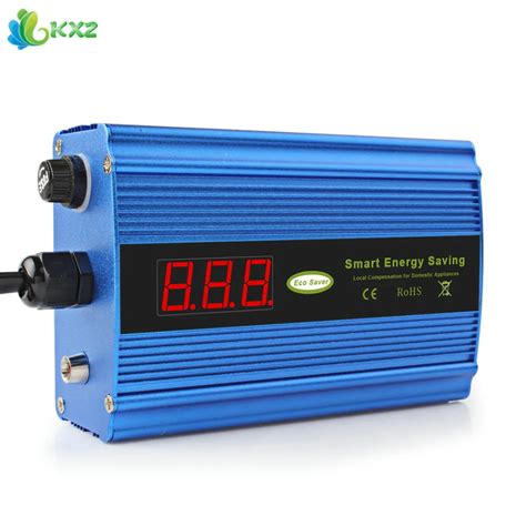 50KW 90 265V Intelligent Energy Saving Box Smart LED Power Saver Device Home Electricity Bill ...