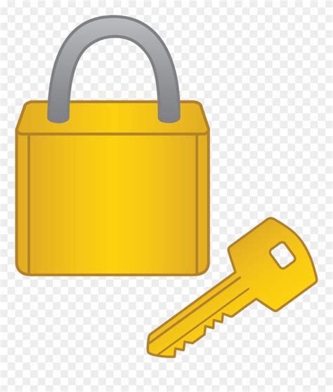 Lock And Key - Lock And Key Cartoon Clipart (#28418) - PinClipart