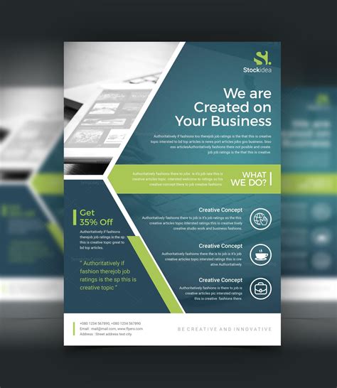 Nova Modern Professional Business Flyer Template 001047 - Template Catalog