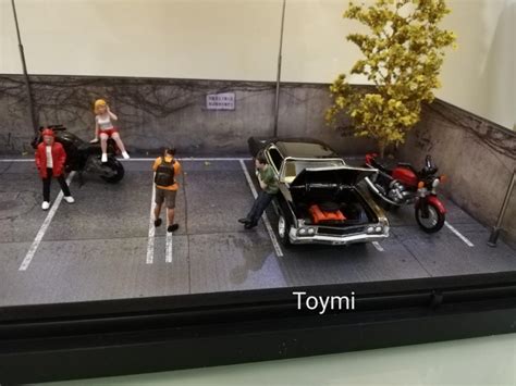 1/64 Diorama Street with Casing and LED, Hobbies & Toys, Toys & Games on Carousell