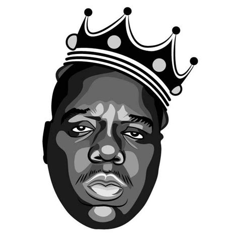 NOTORIOUS B.I.G. VECTOR PORTRAIT.eps Free Vector Download | FreeImages