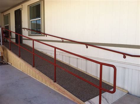 Railing for a Wheelchair Ramp