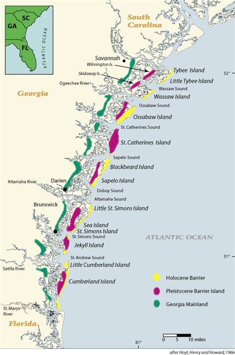 Coastal Plains Map