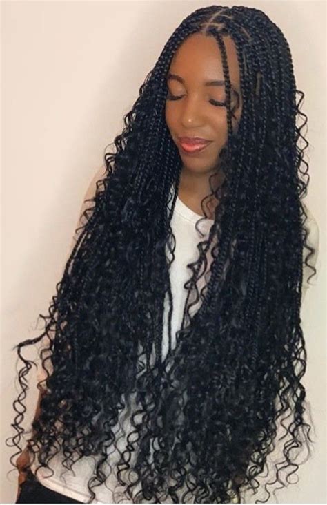 Beautiful and Lovely Goddess Braids Curls Ideas | Goddess braids ...