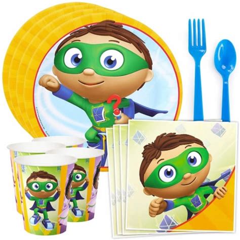 Costume SuperCenter Super Why Birthday Party Decorations (8 Guests), 1 ...