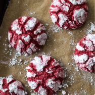 Red Velvet Crinkle Cookies - The Beach House Kitchen