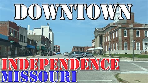 Independence - Missouri - 4K Downtown Drive - YouTube