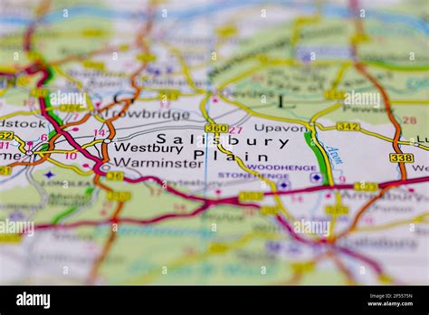 Map of salisbury plain hi-res stock photography and images - Alamy