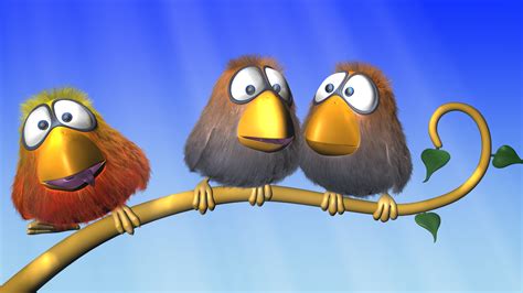 Cartoon Birds Full HD Duvarkağıdı and Arka plan | 1920x1080 | ID:557095