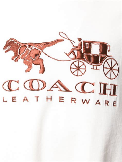 Coach logo T-shirt | T shirts for women, Tshirt logo, Coach logo