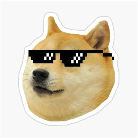 "Dog funny meme angry face" Sticker for Sale by RIAD16 | Redbubble