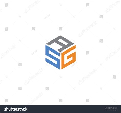 Letter Asg Logo Template Hexagon Logo Stock Vector (Royalty Free) 778300351 | Shutterstock