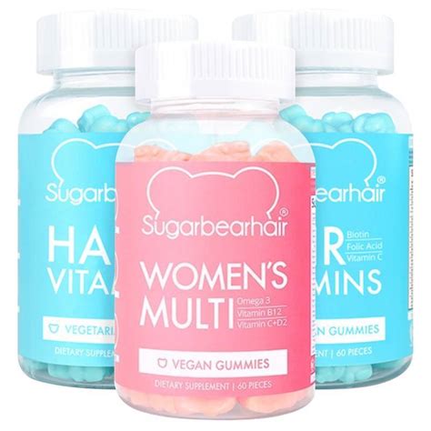 Sugarbearhair Hair Vitamins/Women's Multi Vitamins 3 x 60 Pieces