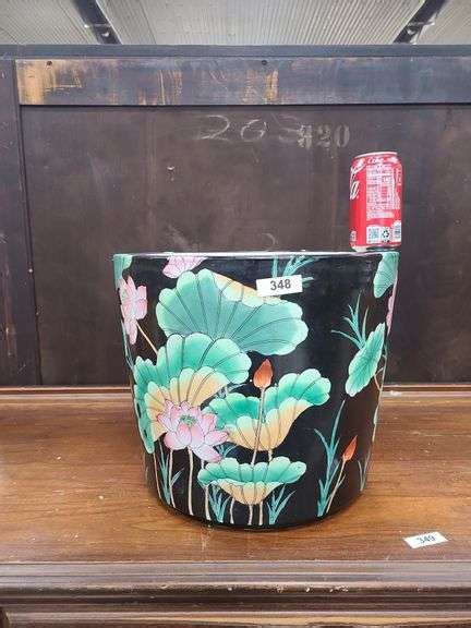 Asian Ceramic Planter - Dixon's Auction at Crumpton