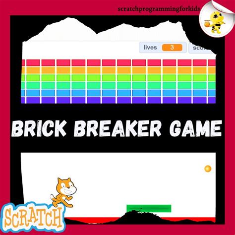 How to make Brick Breaker Game on Scratch ( Scratch 3.0 Tutorial 2020 ...