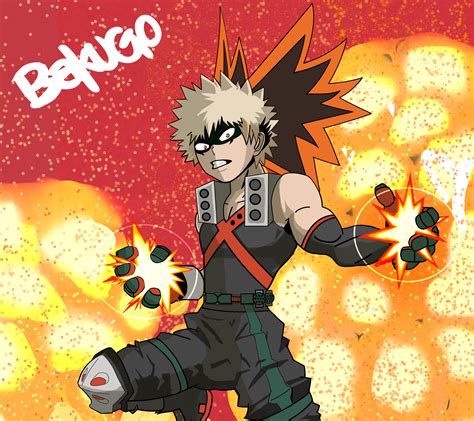 Download Katsuki Bakugou Anime My Hero Academia 4k Ultra HD Wallpaper ...