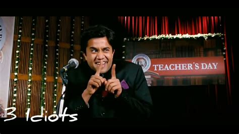 (PART-V) Silencer ki Speech | Chatur Ramalingam Speech | 3 Idiots Best ...