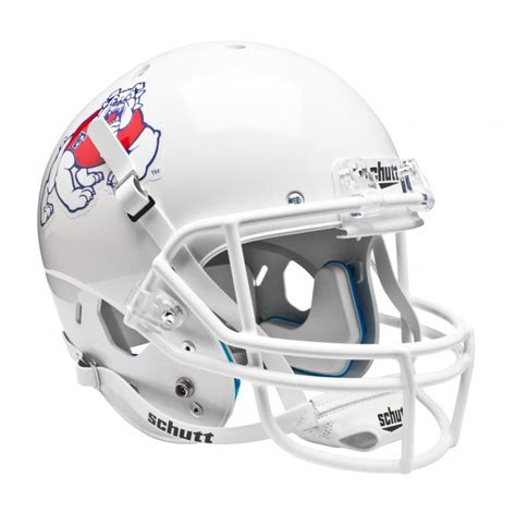 Fresno State White Replica Full Size Helmet by Schutt | Sports Memorabilia!