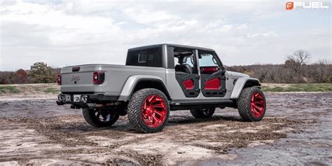 This Jeep Gladiator with Fuel Wheels is at Home in the Mud or Boulevard