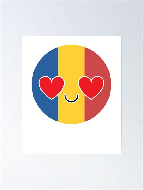 "Romania Emoji " Poster for Sale by HippoEmo | Redbubble