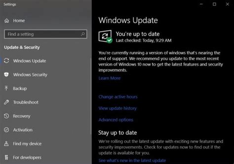 Windows 10 Begins Warning Users of Approaching Expiration Date