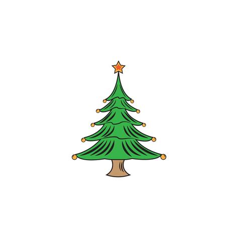 Christmas tree logo icon 11313615 Vector Art at Vecteezy